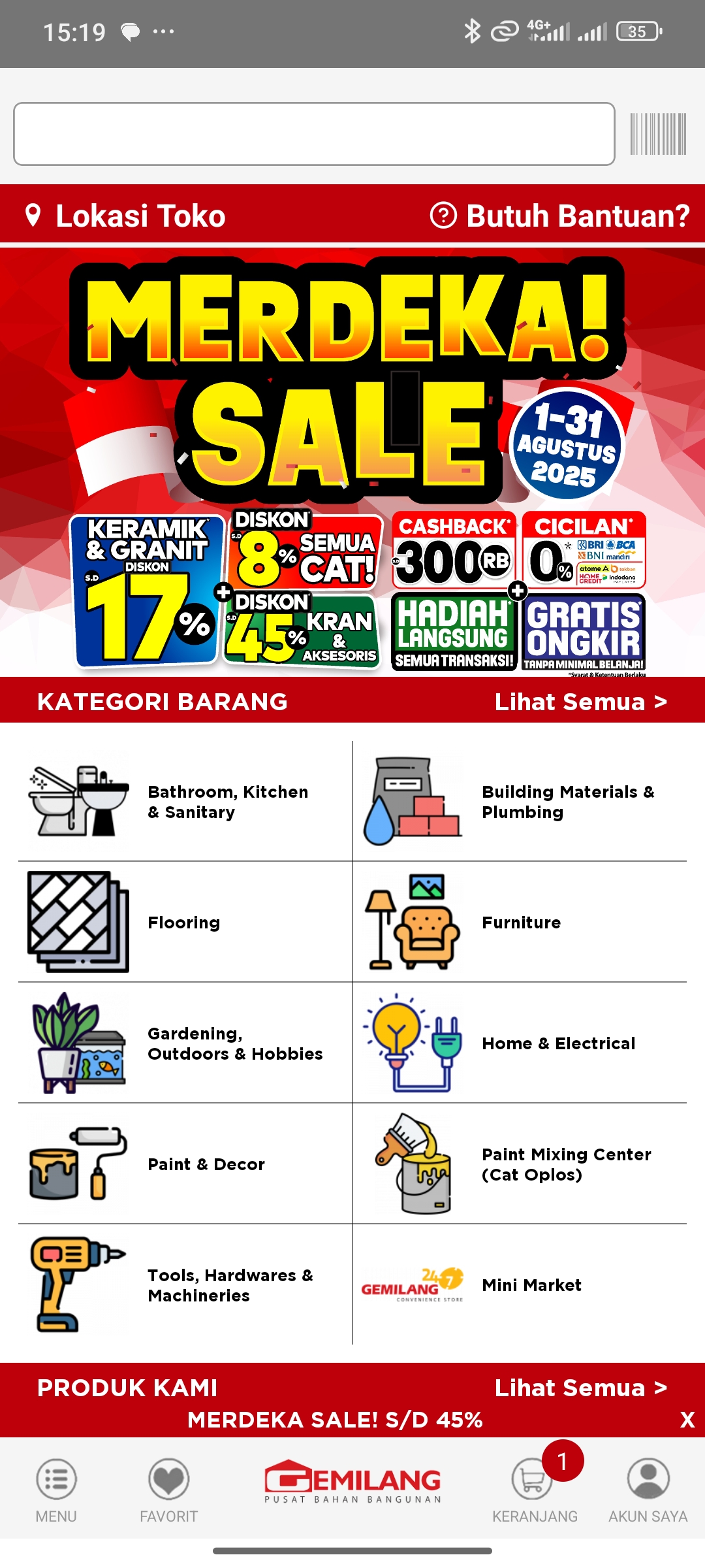 Gemilang Store App